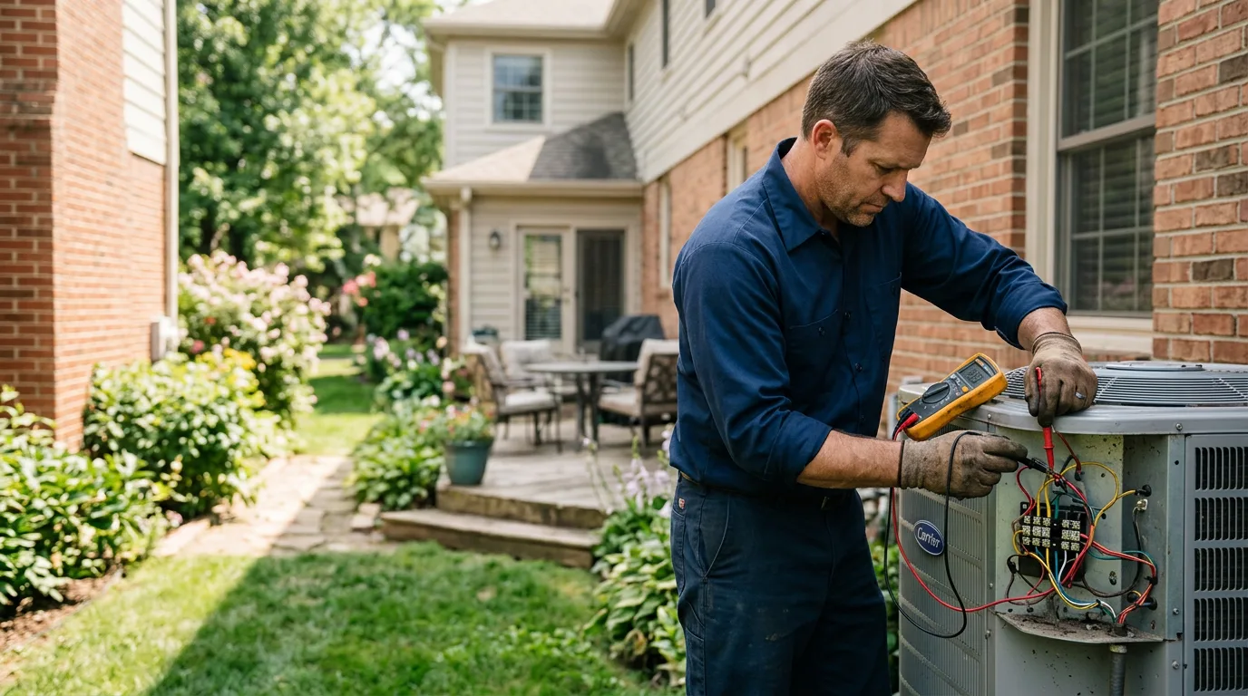 HVAC technician working near Randolph, UT